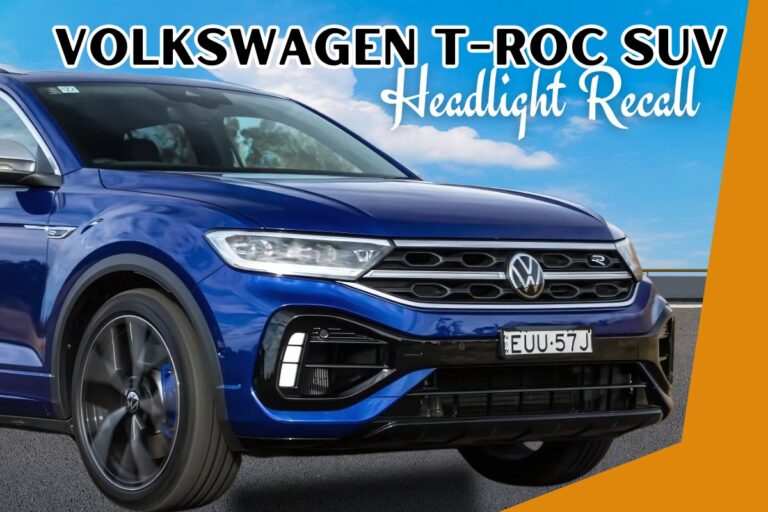 Volkswagen T-Roc SUV Headlight Recall