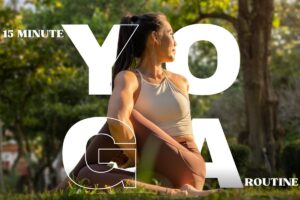 Morning yoga routine
