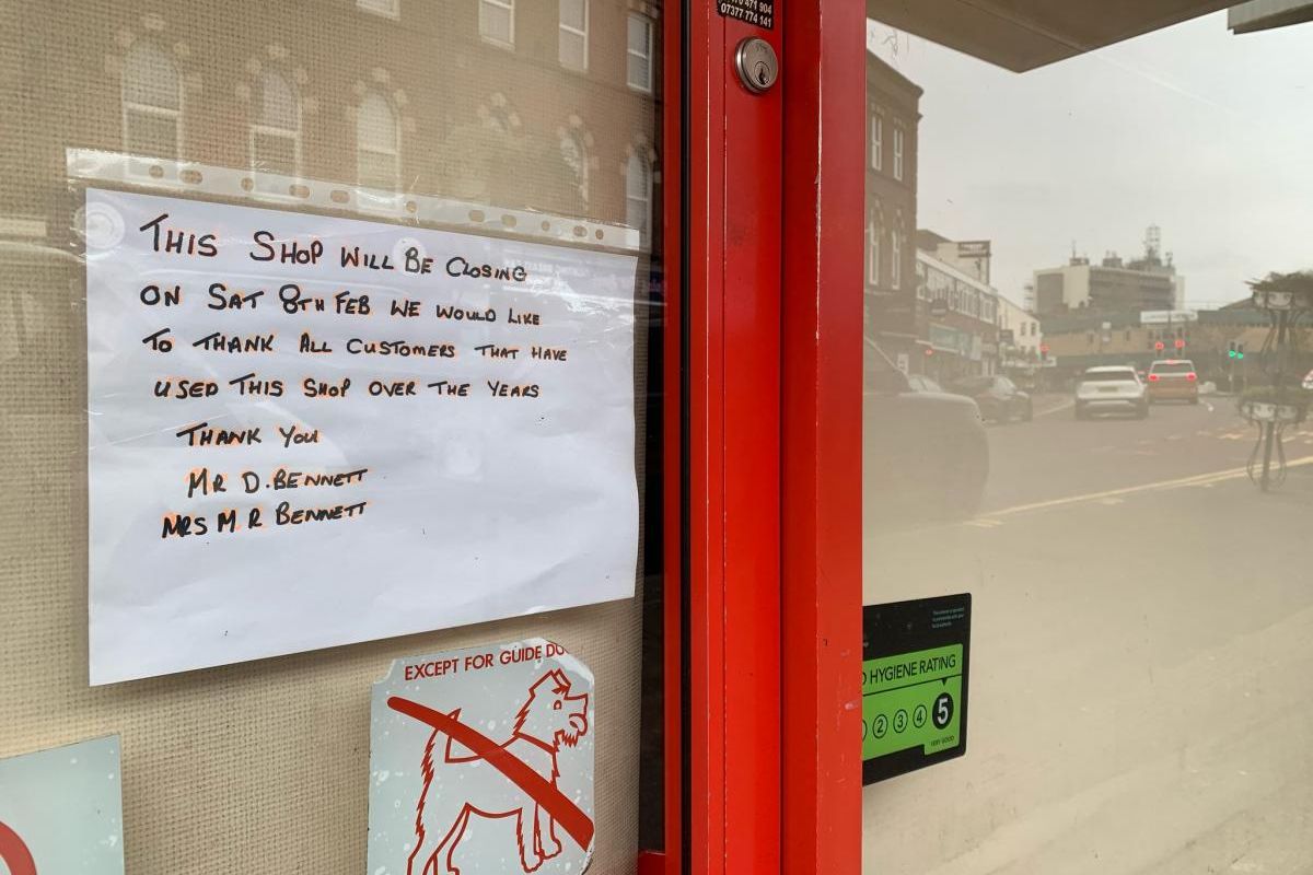 Bennetts Family Bakers Westbourne closure