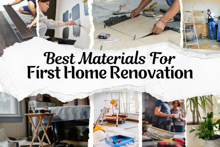 Beginner Friendly Home Renovation Materials