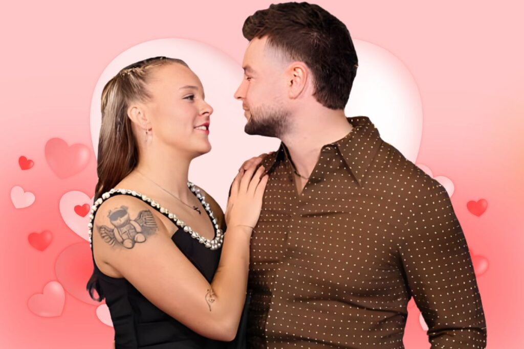 Chris Hughes and JoJo Siwa