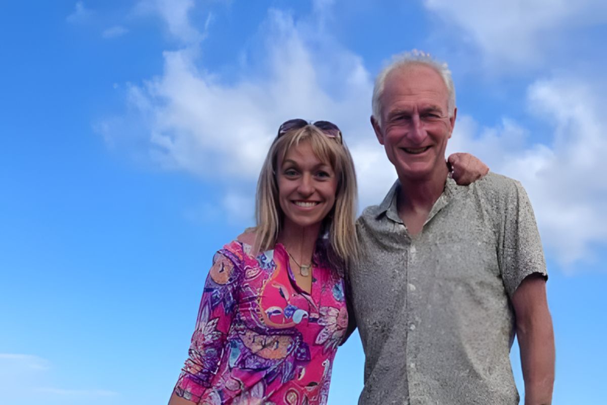 Nick Chevallier and Michaela Strachan