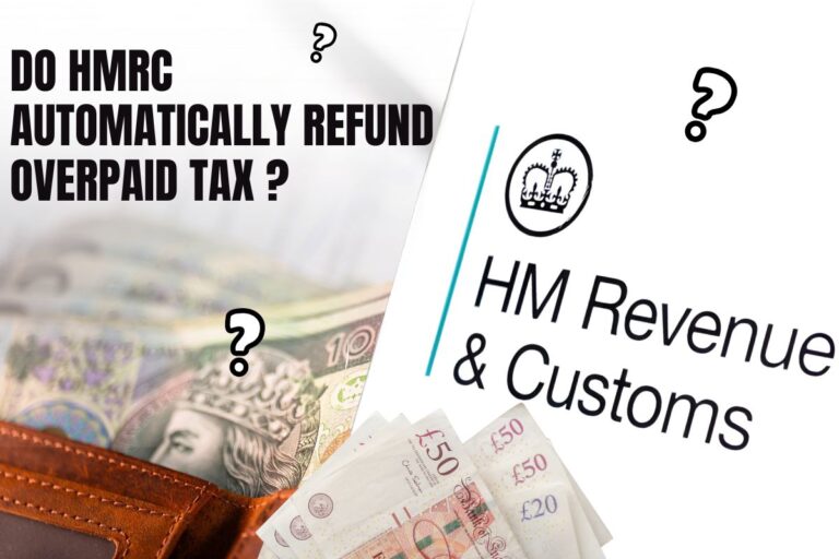 do hmrc automatically refund overpaid tax