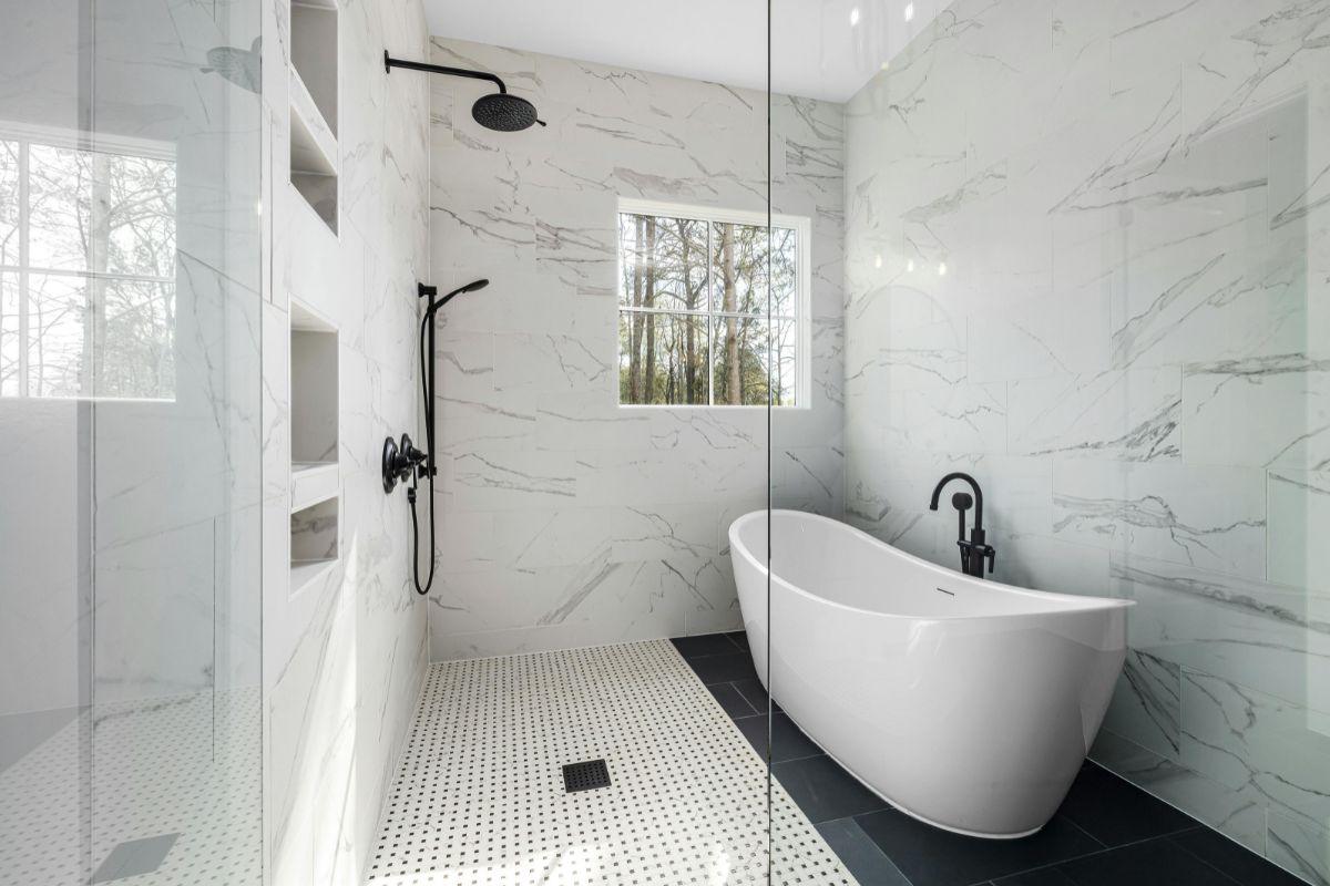 Porcelain and Ceramic Tiles for bathroom