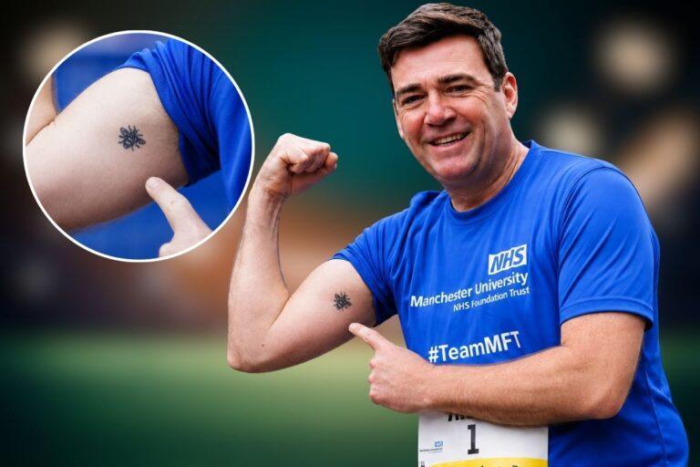 Does Andy Burnham Have a Tattoo of a Manchester